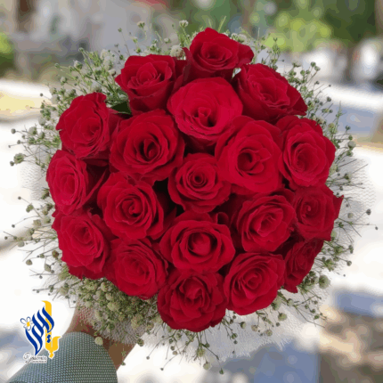 مسكة عروس ورد جوري أحمر